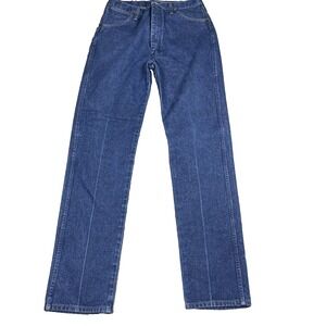 Vintage Wrangler 13MWZ Jeans Men 34x36 Cowboy‎ Cut Blue Western Rodeo Cowboy USA